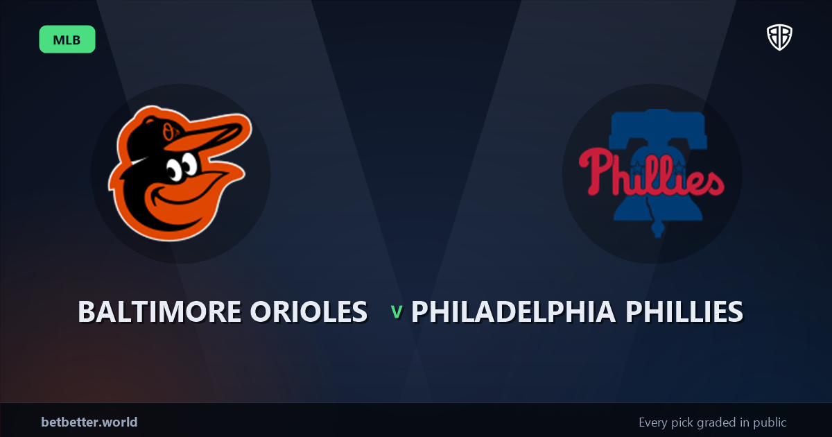 Baltimore Orioles vs Philadelphia Phillies Prediction and Picks, August 3, 2026