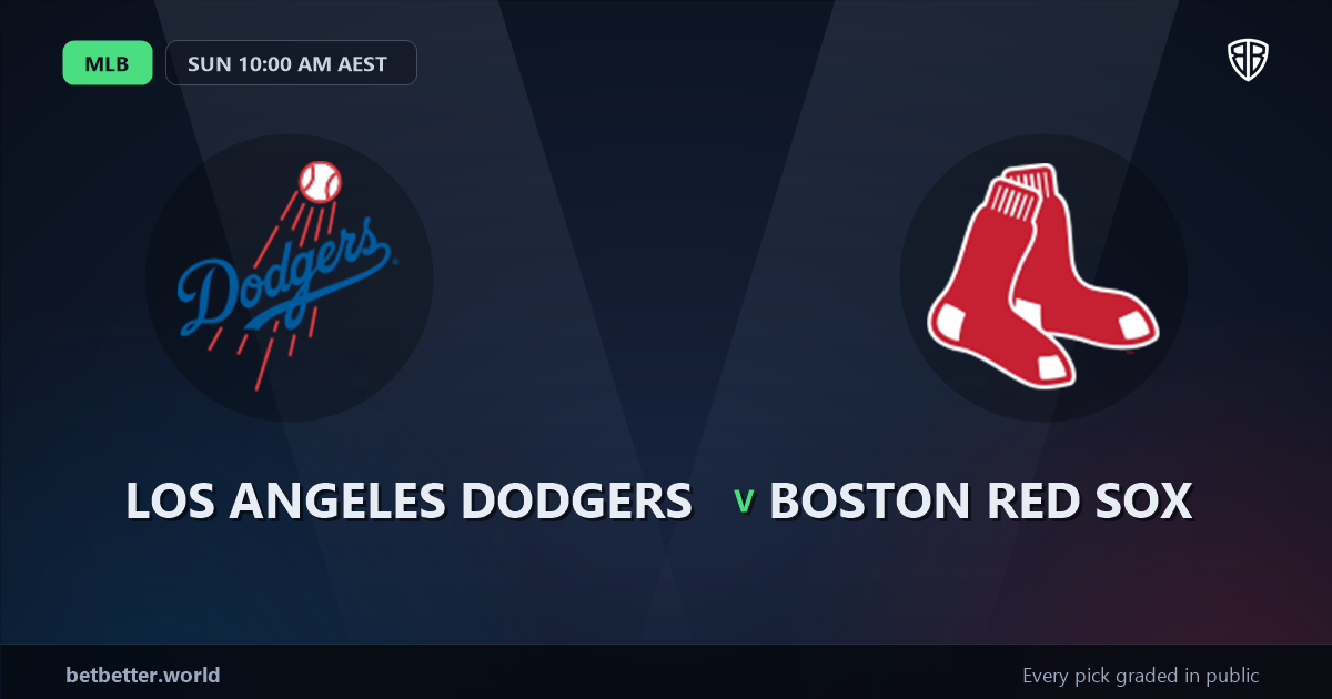 Los Angeles Dodgers vs Boston Red Sox Prediction and Picks, August 3, 2026
