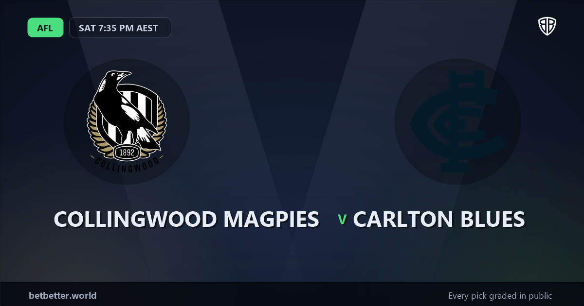 Collingwood Magpies vs Carlton Blues Prediction & Same Game Multi picks Value Multi: Our Expert Analysis