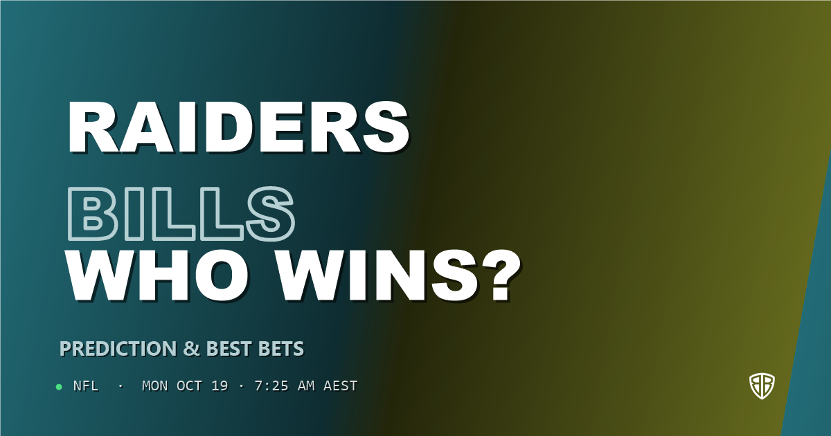 Las Vegas Raiders vs Buffalo Bills Prediction & Picks, October 18, 2026