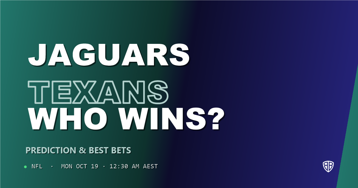 Jacksonville Jaguars vs Houston Texans Prediction & Picks, October 18, 2026