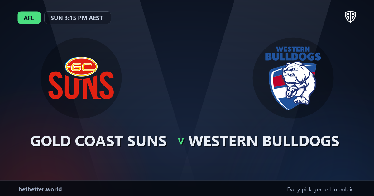 Gold Coast Suns vs Western Bulldogs Prediction & Same Game Multi picks Top SGM: Analytics Breakdown