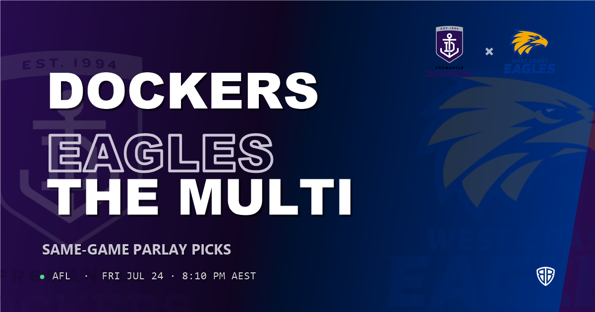 AFL news: Fremantle Dockers vs West Coast Eagles Prediction & Same Game Multi picks Value Multi: High-Value Opportunity