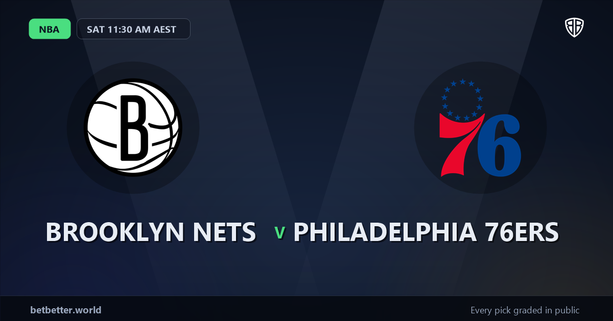 Brooklyn Nets vs Philadelphia 76ers Prediction & Same Game Parlay picks Top SGP: Don't Miss These Odds