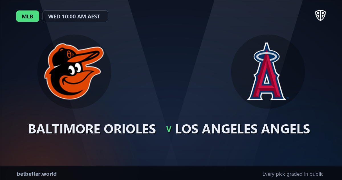 Baltimore Orioles vs Los Angeles Angels Prediction and Picks, August 5, 2026