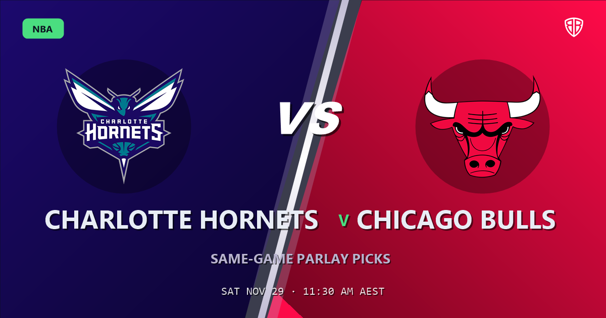 Charlotte Hornets vs Chicago Bulls Prediction & Same Game Parlay picks Key Insights: Our Expert Analysis