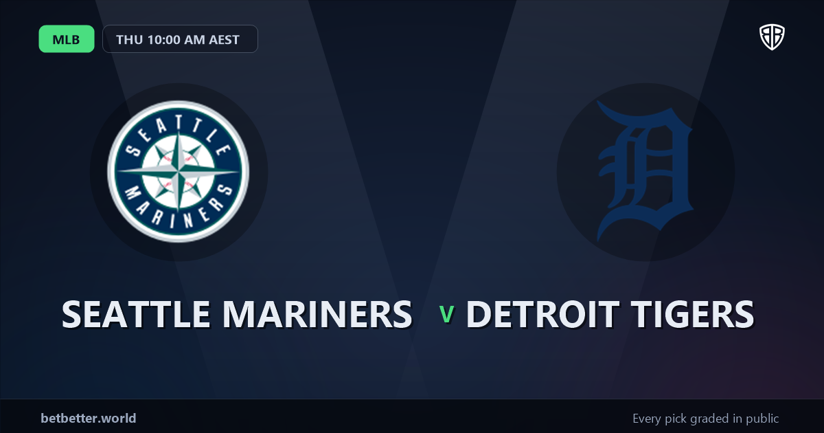 Seattle Mariners vs Detroit Tigers Prediction and Picks, August 5, 2026