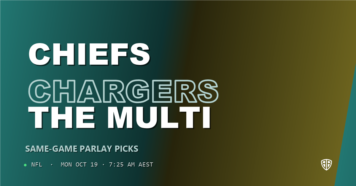 Kansas City Chiefs vs Los Angeles Chargers Prediction & Same Game Parlay Picks, October 18, 2026