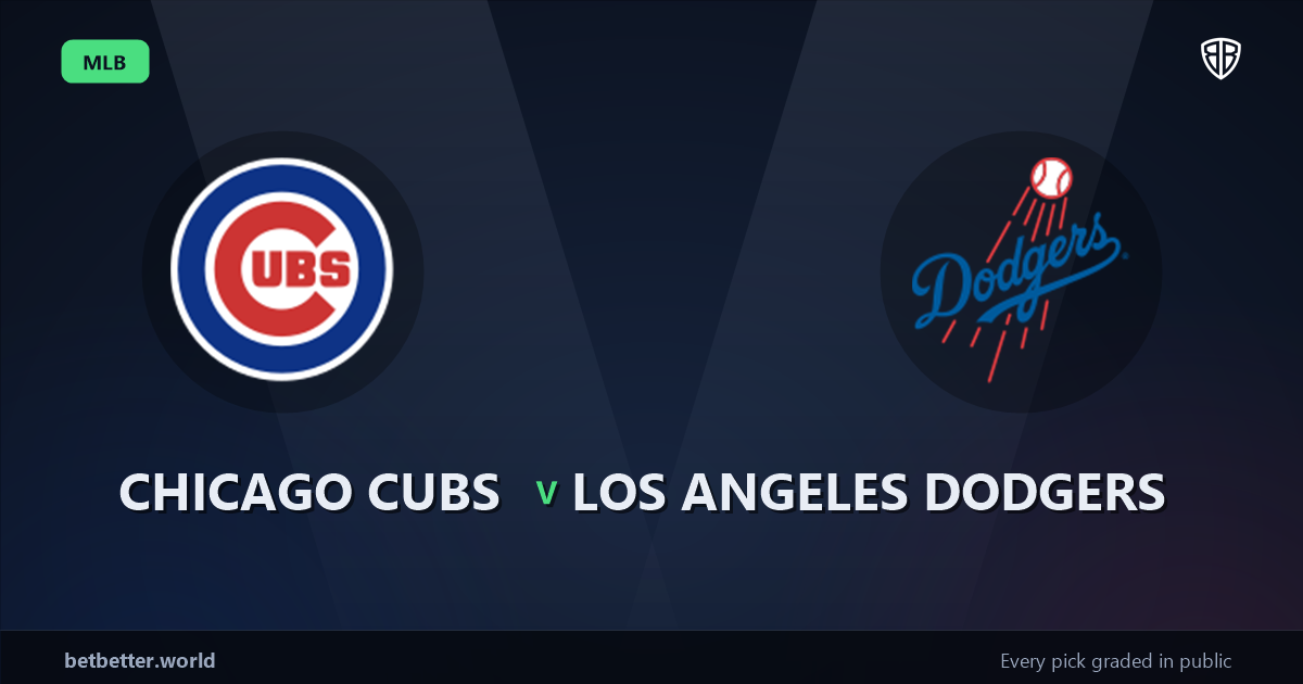 Chicago Cubs vs Los Angeles Dodgers Prediction and Same Game Parlay picks, August 6, 2026