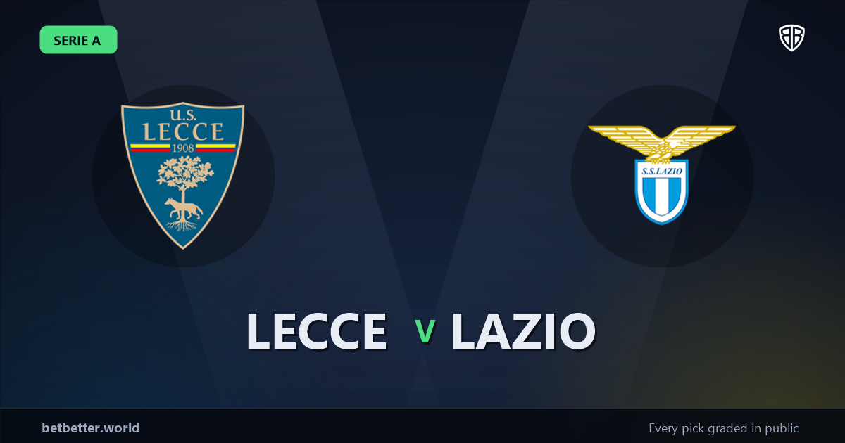 Lecce vs Lazio Prediction & Same Game Parlay picks Top SGP: Smart Betting Angles