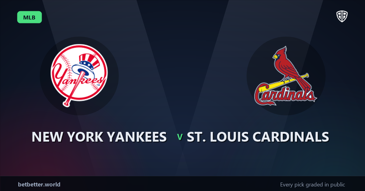 New York Yankees vs St. Louis Cardinals Prediction and Picks, August 6, 2026