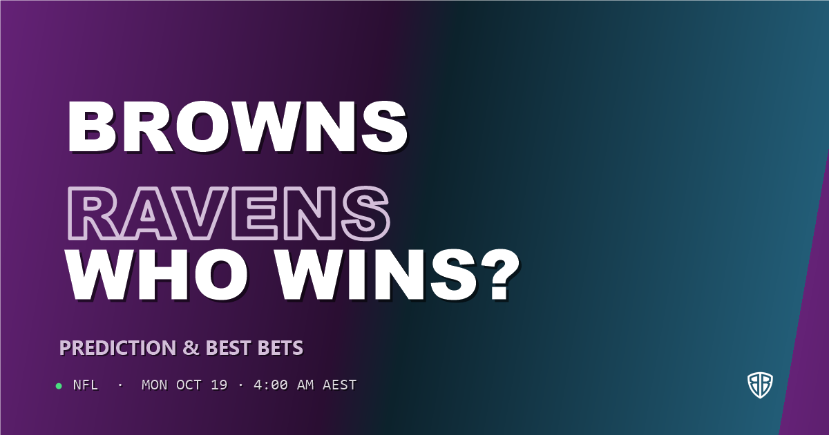 Cleveland Browns vs Baltimore Ravens Prediction & Picks, October 18, 2026