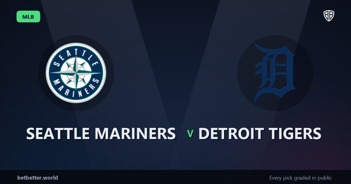 Seattle Mariners vs Detroit Tigers Prediction and Picks, August 7, 2026
