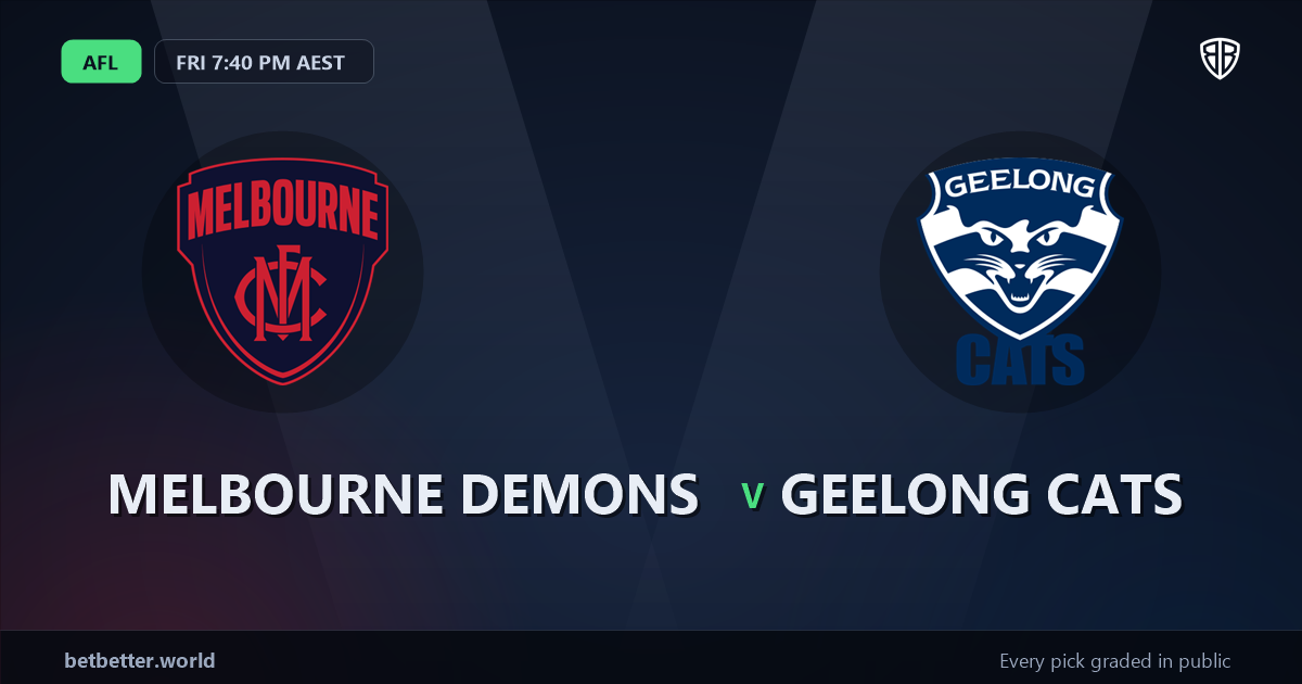 Melbourne Demons vs Geelong Cats Prediction & Same Game Multi picks Top SGM: Smart Betting Angles
