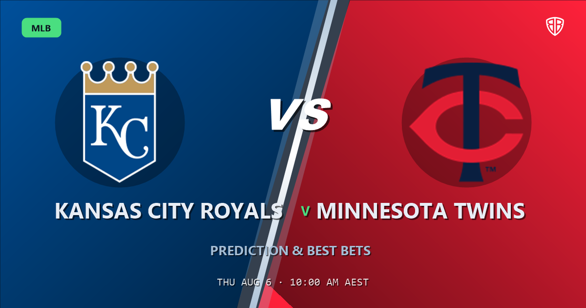 Kansas City Royals vs Minnesota Twins Prediction and Picks, August 7, 2026