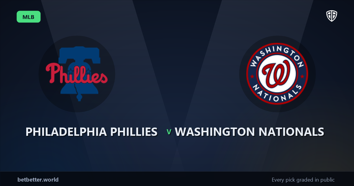 Philadelphia Phillies vs Washington Nationals Prediction and Picks, August 7, 2026