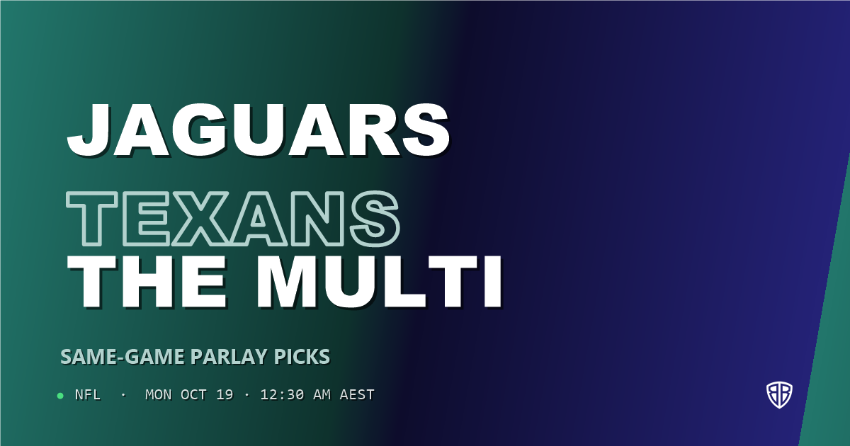 Jacksonville Jaguars vs Houston Texans Prediction & Same Game Parlay Picks, October 18, 2026