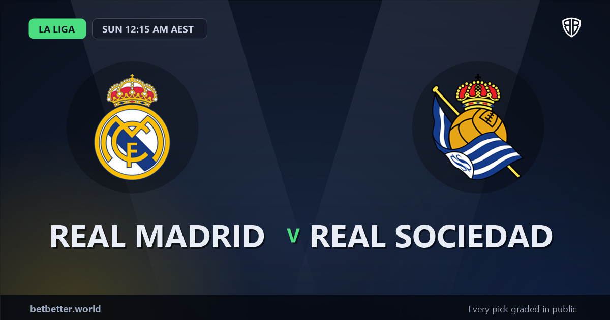 Real Madrid vs Real Sociedad Prediction & Same Game Parlay picks Top SGP: Our Expert La Liga Analysis