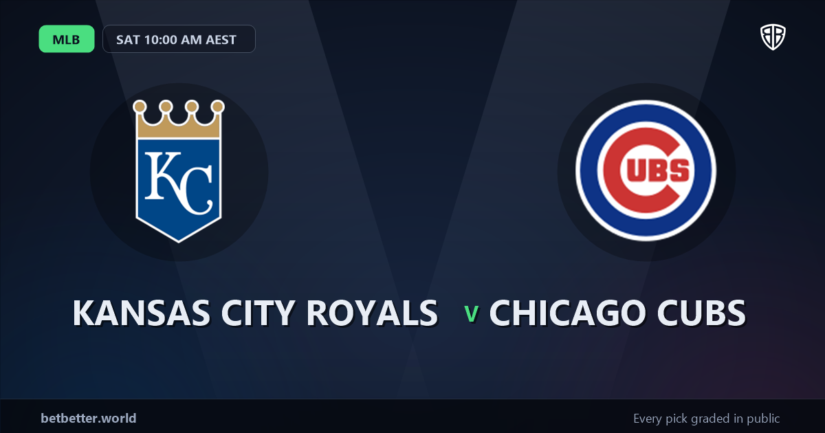 Kansas City Royals vs Chicago Cubs Prediction and Picks, August 7, 2026