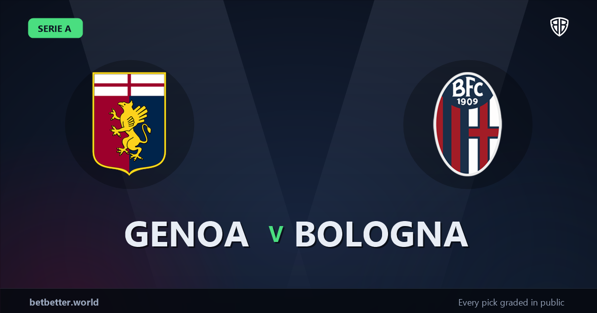 Genoa vs Bologna Prediction & Same Game Parlay picks Value Parlay: High-Value Opportunity