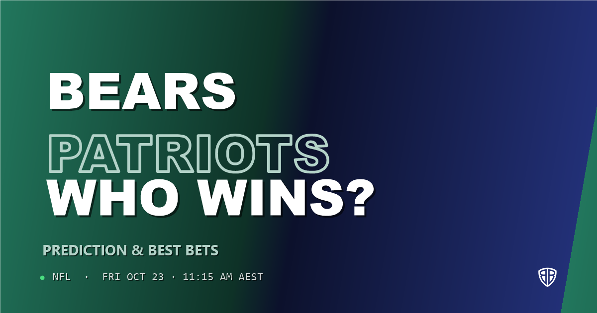 Chicago Bears vs New England Patriots Prediction & Picks, October 22, 2026