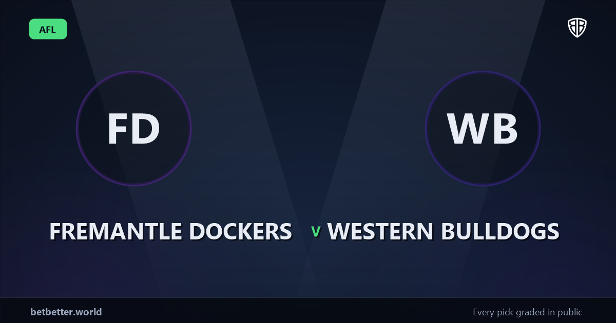 Fremantle Dockers vs Western Bulldogs Prediction & Same Game Multi picks Key Insights: High-Value Opportunity