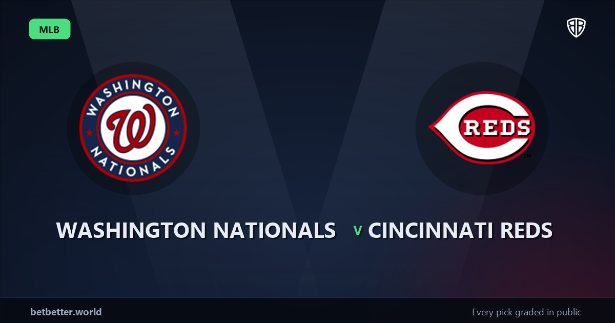 Washington Nationals vs Cincinnati Reds Prediction and Picks, August 10, 2026