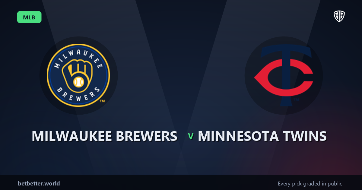 Milwaukee Brewers vs Minnesota Twins Prediction and Same Game Parlay picks, August 10, 2026