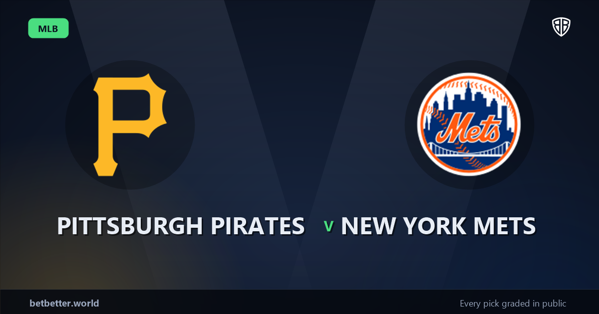 Pittsburgh Pirates vs New York Mets Prediction and Picks, August 10, 2026