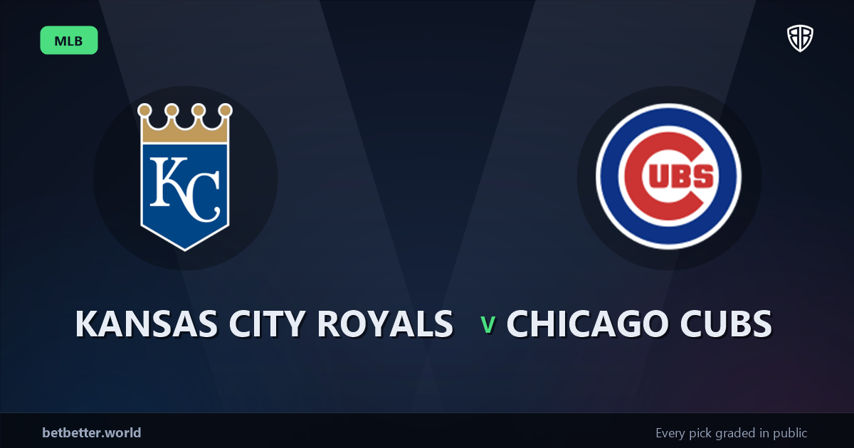 Kansas City Royals vs Chicago Cubs Prediction and Picks, August 10, 2026