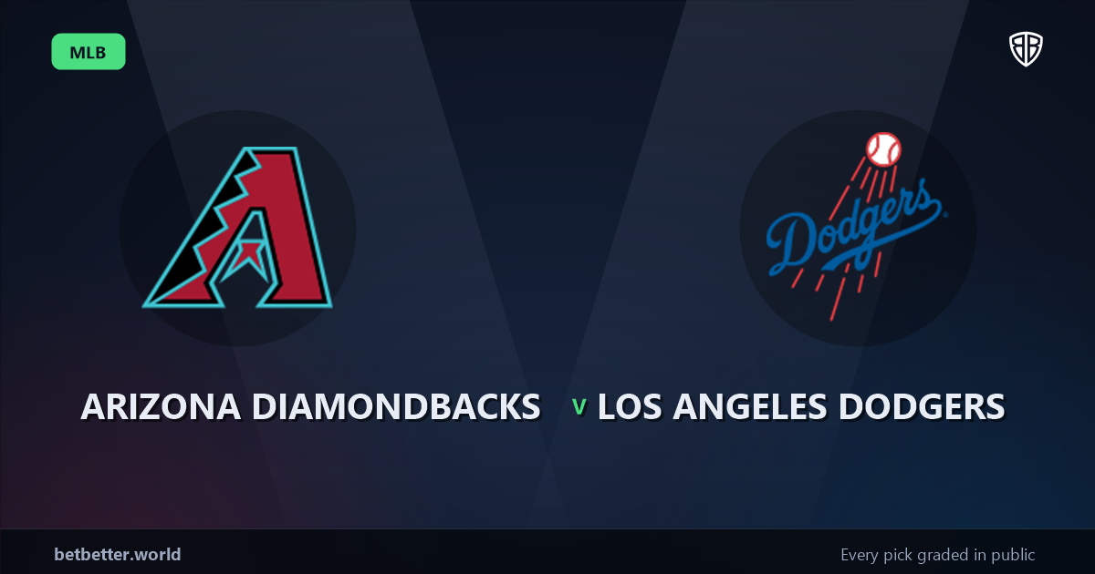 Arizona Diamondbacks vs Los Angeles Dodgers Prediction and Same Game Parlay picks, August 10, 2026