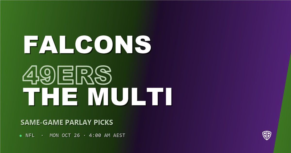 Atlanta Falcons vs San Francisco 49ers Prediction & Same Game Parlay Picks: Expert Analysis, October 25, 2026