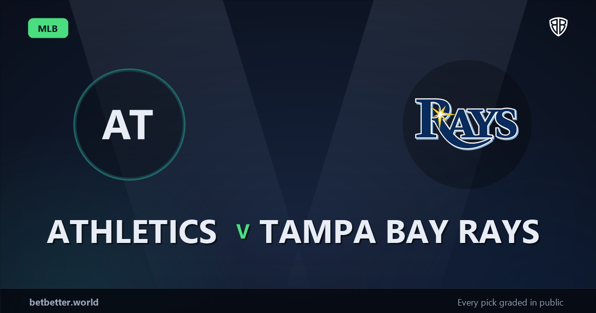 Athletics vs Tampa Bay Rays Prediction and Same Game Parlay picks, August 11, 2026