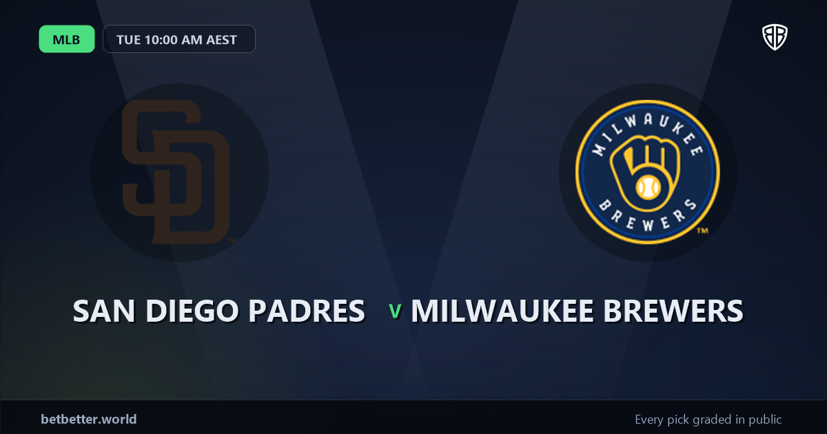 San Diego Padres vs Milwaukee Brewers Prediction and Picks, August 11, 2026