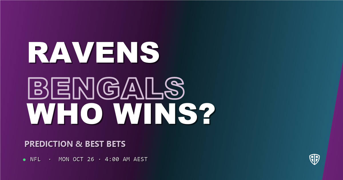 Baltimore Ravens vs Cincinnati Bengals Prediction & Picks, October 25, 2026