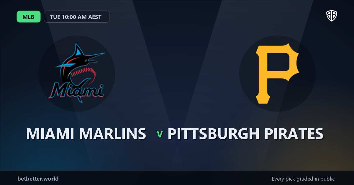 Miami Marlins vs Pittsburgh Pirates Prediction and Picks, August 11, 2026