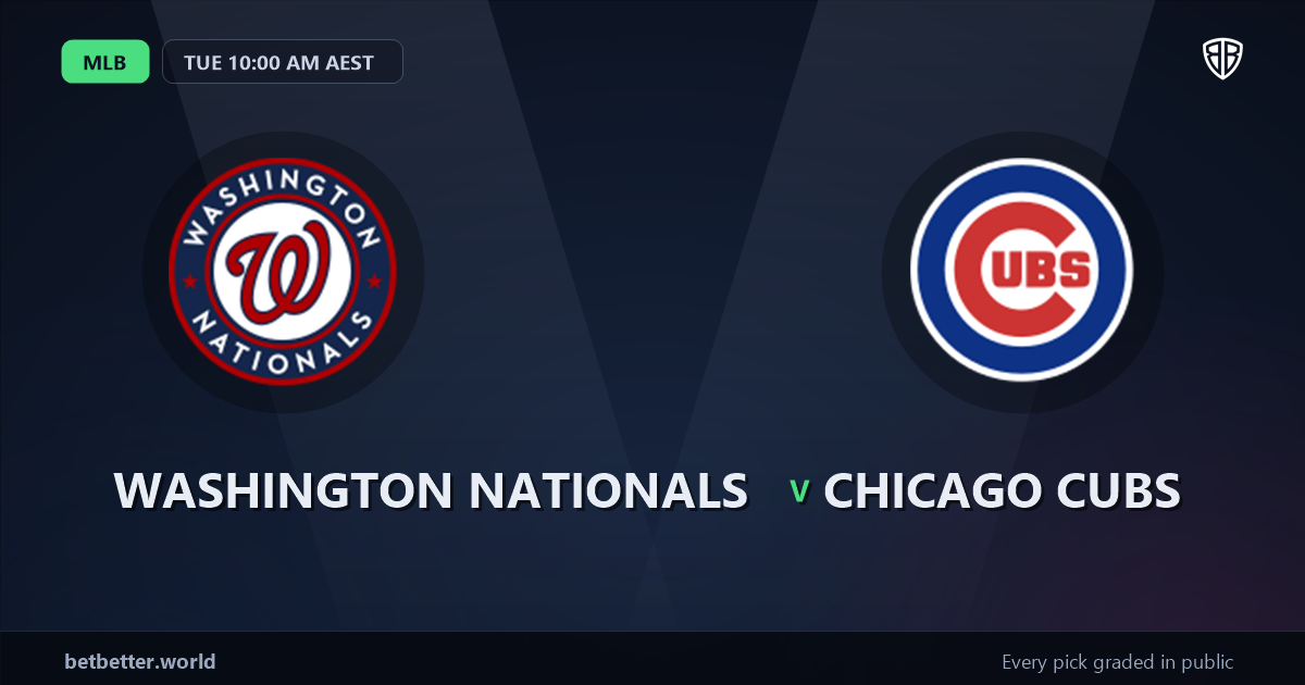 Washington Nationals vs Chicago Cubs Prediction and Picks, August 11, 2026