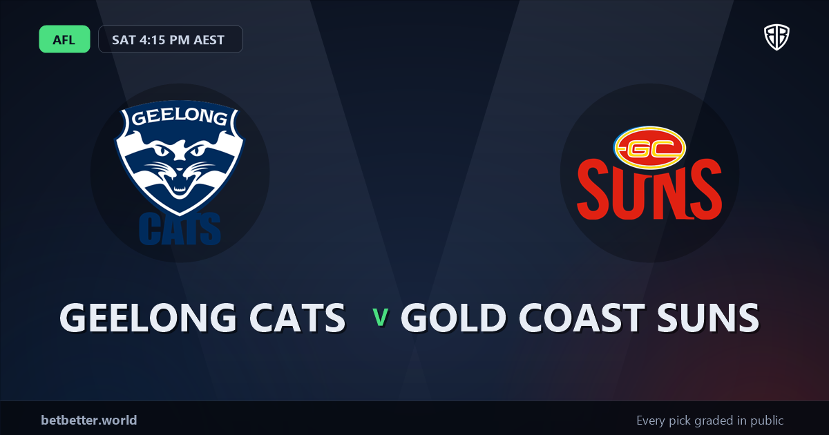 Geelong Cats vs Gold Coast Suns Prediction & Picks (Jeremy Cameron Key Factor): Expert Footy Betting Guide