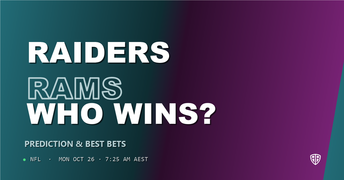 Las Vegas Raiders vs Los Angeles Rams Prediction & Picks, October 25, 2026
