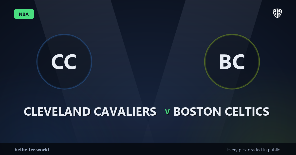 Cleveland Cavaliers vs Boston Celtics Prediction & Same Game Parlay picks Key Insights: High-Value Opportunity