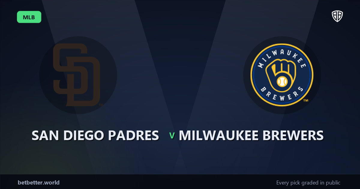 San Diego Padres vs Milwaukee Brewers Prediction and Picks, August 13, 2026