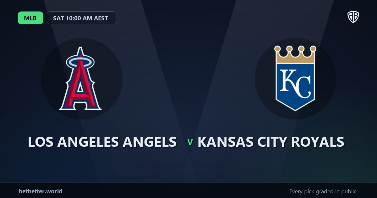 Los Angeles Angels vs Kansas City Royals Prediction and Picks, August 14, 2026