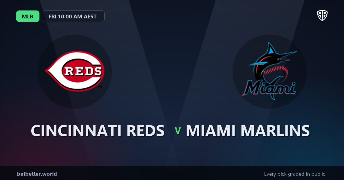 Cincinnati Reds vs Miami Marlins Prediction and Picks, August 14, 2026