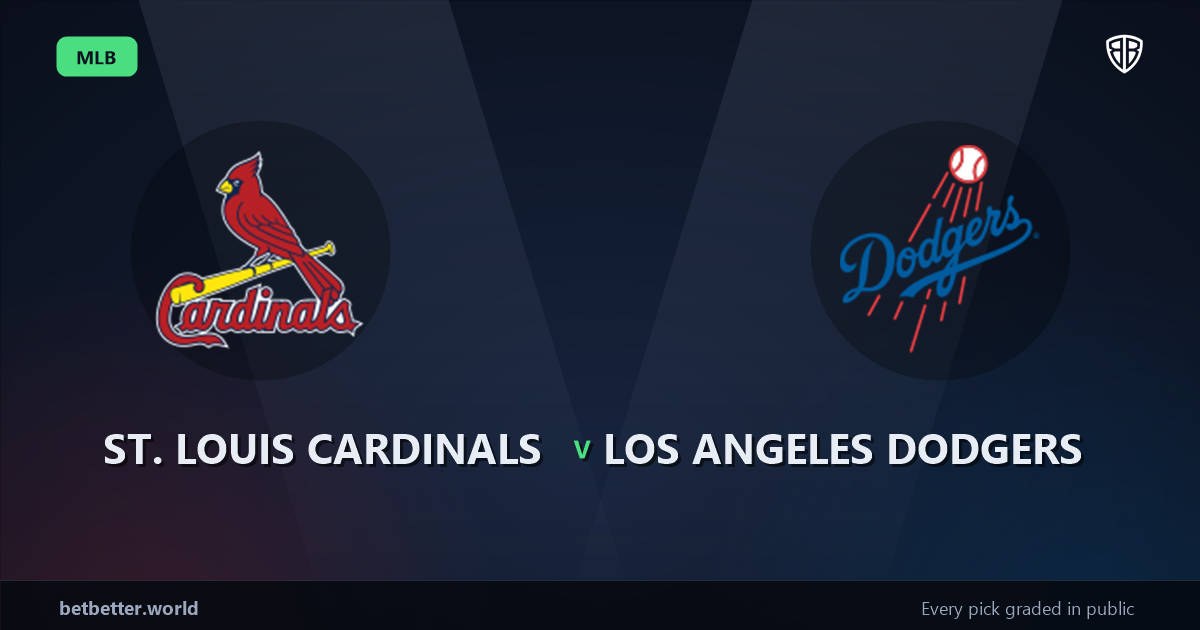St. Louis Cardinals vs Los Angeles Dodgers Prediction & Same Game Parlay picks Value Parlay: Don't Miss These MLB Odds
