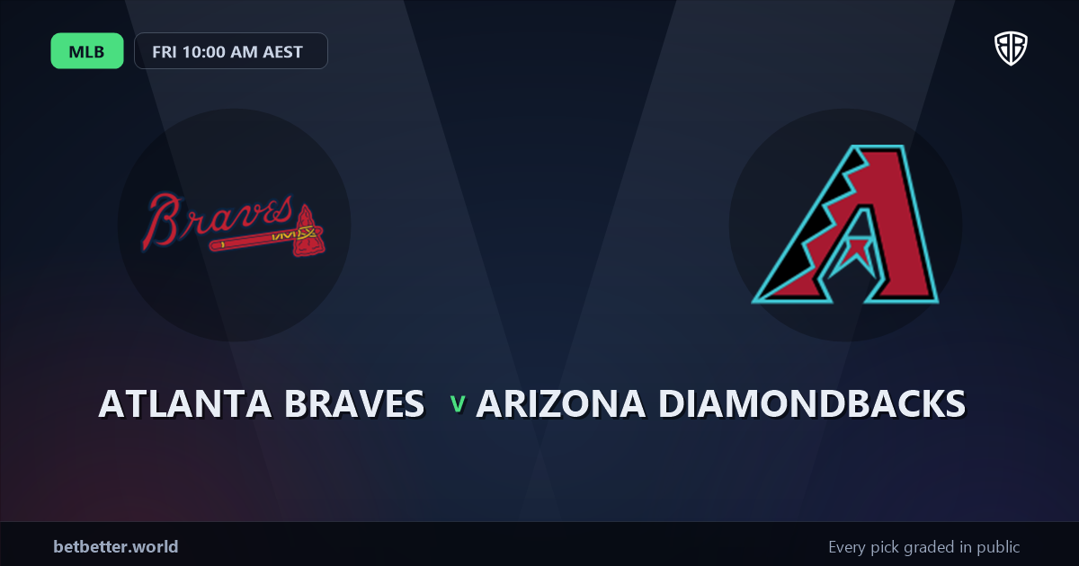 Atlanta Braves vs Arizona Diamondbacks Prediction and Picks, August 14, 2026