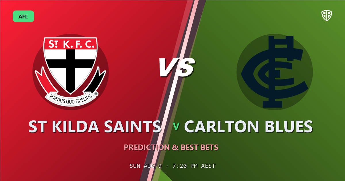 AFL news: St Kilda Saints vs Carlton Blues Prediction & Picks: Winning Game Angles