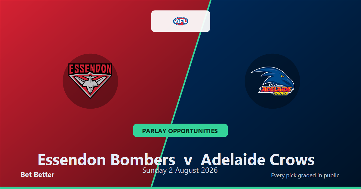 Essendon Bombers vs Adelaide Crows Prediction & Same Game Multi picks Key Insights: Smart Betting Angles