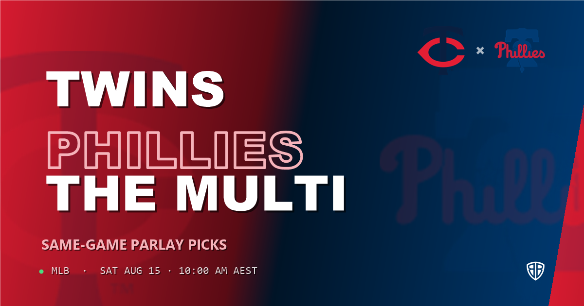 Minnesota Twins vs Philadelphia Phillies Prediction and Same Game Parlay picks, August 15, 2026