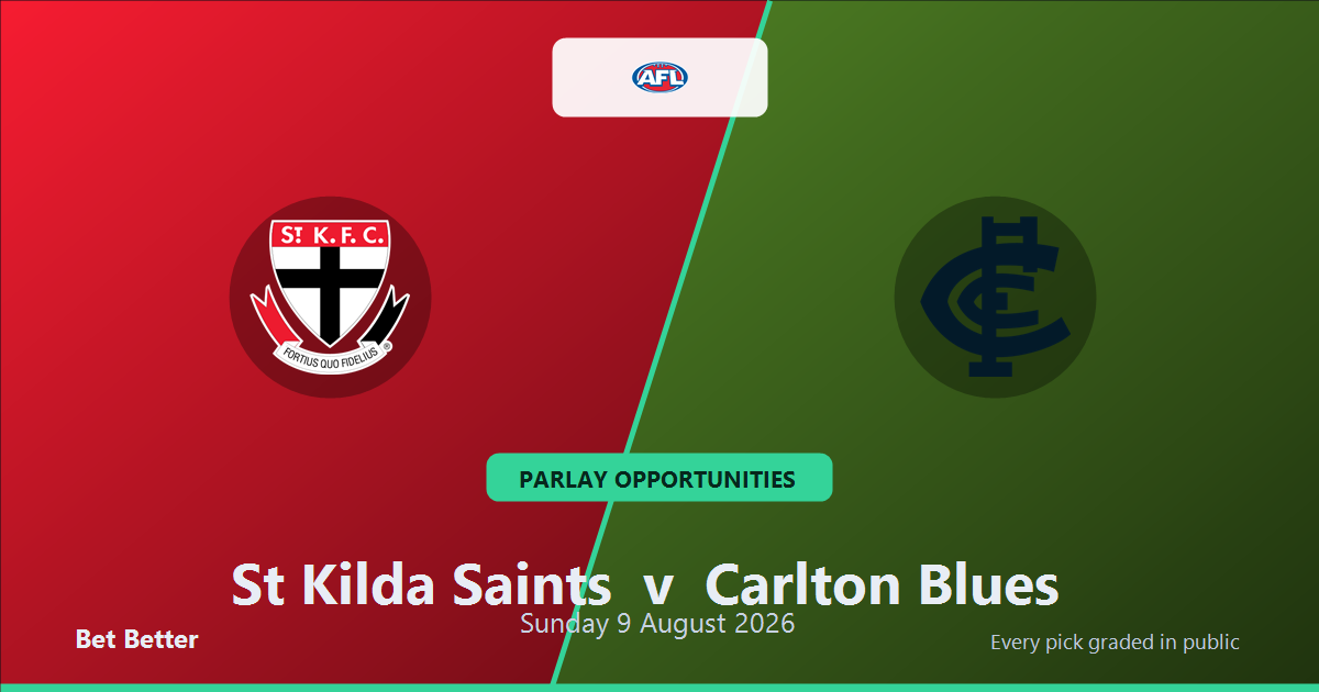 St Kilda Saints vs Carlton Blues Prediction & Same Game Multi picks Top SGM: Don't Miss These Odds