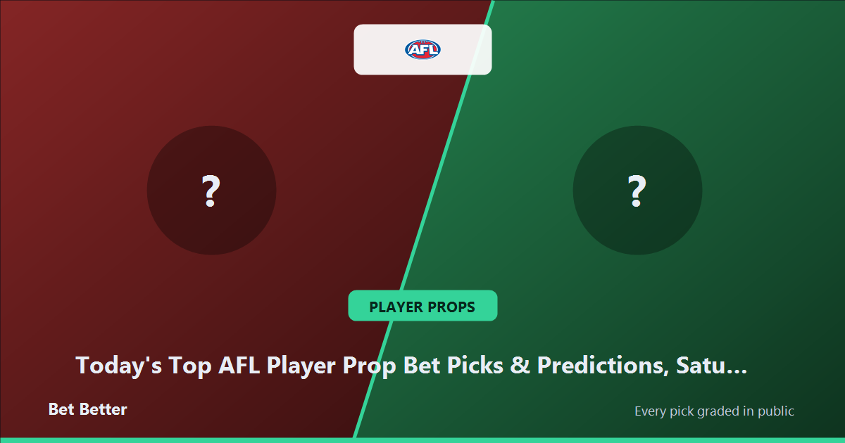 Today's Top AFL Player Prop Bet Picks & Predictions, Saturday 08/01 (Caleb Daniel Highlights): Finding the Edge